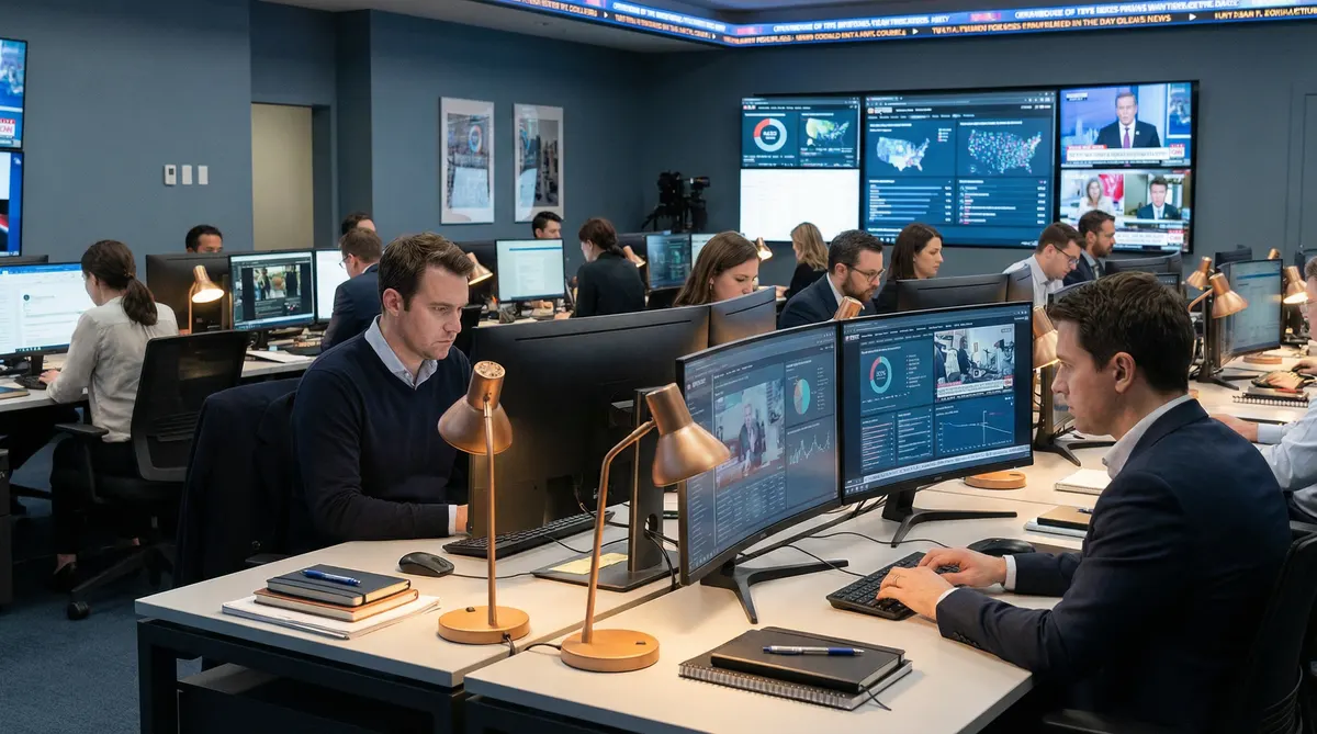 51黑料 - 新闻编辑室调查团队工作场景